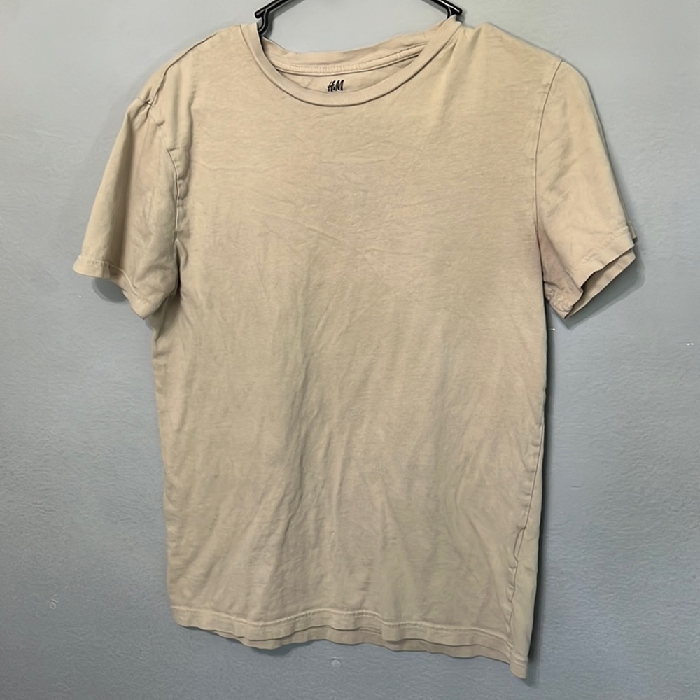 Tan shirt